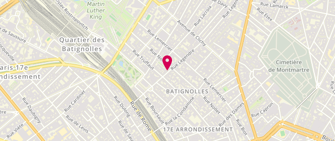 Plan de Marie-Sixtine, 77 Bis Rue Legendre, 75017 Paris