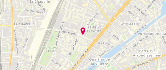 Plan de Ts Promotion, 38 Rue Riquet, 75019 Paris