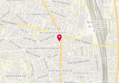 Plan de Touret-Thevenot, Bât 1 71 Boulevard Barbès, 75018 Paris