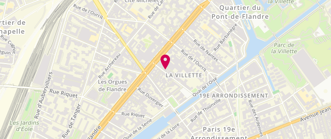 Plan de Boutique Patricia, 34 Rue de Joinville, 75019 Paris