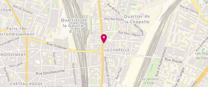 Plan de Vert d'O, 12 Rue de la Chapelle, 75018 Paris