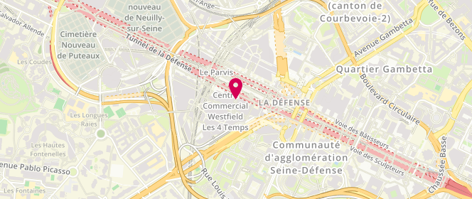 Plan de Bexley Paris la Défense, Centre Commercial Les 4 Temps - Proche Promovacances et Oxybul
15 Parv. De la Défense, 92092 Puteaux