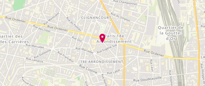 Plan de Charlorace Fashion, 39 Rue Simart, 75018 Paris