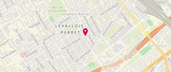 Plan de VD l'Intemporelle, 92 Rue Louis Rouquier, 92300 Levallois-Perret