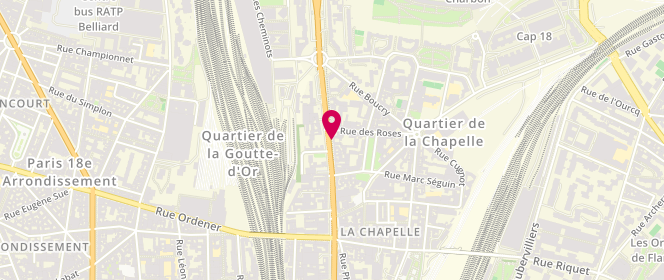 Plan de Double Bee, 40 Rue de la Chapelle, 75018 Paris