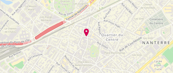 Plan de Ever In, Rue du Dr Foucault, 92000 Nanterre