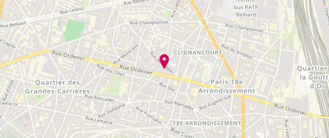 Plan de Arif Accessoires Paris, 11 Rue du Poteau, 75018 Paris
