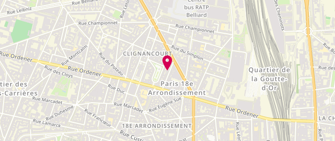 Plan de Rama Fashion, 23 Rue Baudelique, 75018 Paris