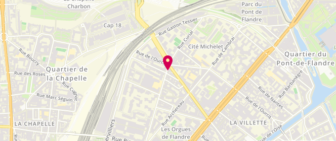 Plan de Trombone, 64 Rue Curial, 75019 Paris