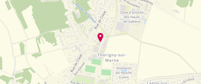 Plan de V-Pro, 9 Rue Louis Martin, 77400 Thorigny-sur-Marne