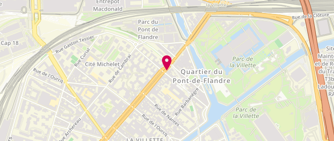 Plan de Abitbol 5, 156 Avenue Flandre, 75019 Paris