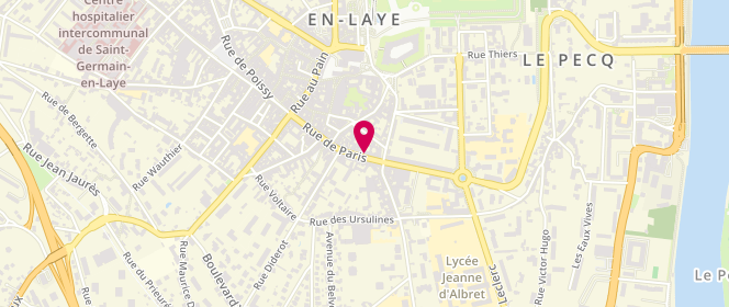 Plan de Etoile Couture, 57 Rue Paris, 78100 Saint-Germain-en-Laye