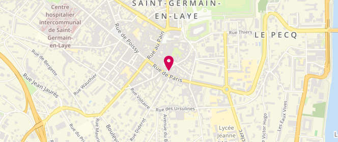 Plan de Retour Vers le Turfu, 4 Rue du Vieil Abreuvoir, 78100 Saint-Germain-en-Laye