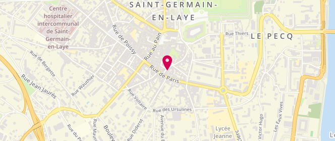 Plan de Auxa Camomille, 8 Rue du Vieil Abreuvoir, 78100 Saint-Germain-en-Laye