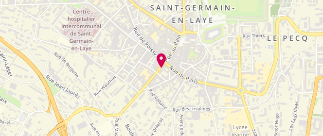 Plan de Boutique Pacific Wear, 9 Rue André Bonnenfant, 78100 Saint-Germain-en-Laye