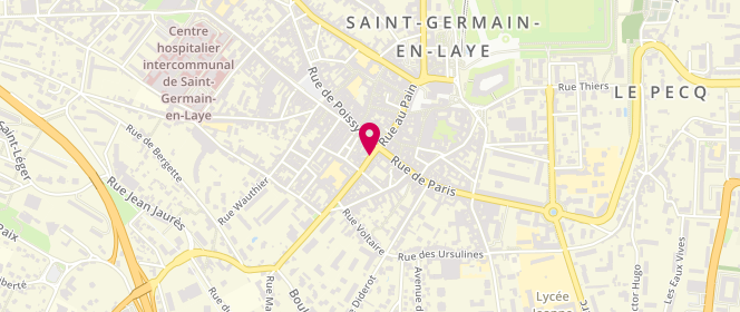 Plan de Boutique Pacific Wear, Berenger Marc 9 Rue André Bonnenfant, 78100 Saint-Germain-en-Laye