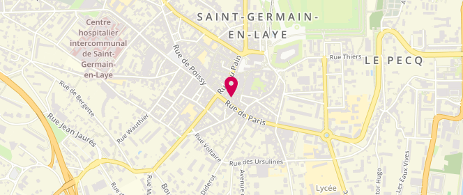 Plan de Cosi Fan Tutte, 4 Rue à la Farine, 78100 Saint-Germain-en-Laye