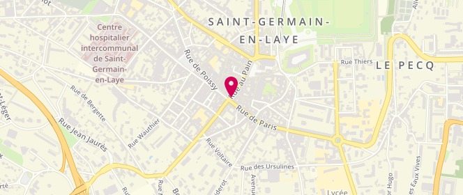 Plan de Sugar, 4 Rue au Pain, 78100 Saint-Germain-en-Laye