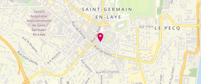 Plan de Javanaise, 9 Rue des Coches, 78100 Saint-Germain-en-Laye