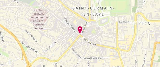 Plan de The Kooples Diffusion, 1 Rue au Pain, 78100 Saint-Germain-en-Laye
