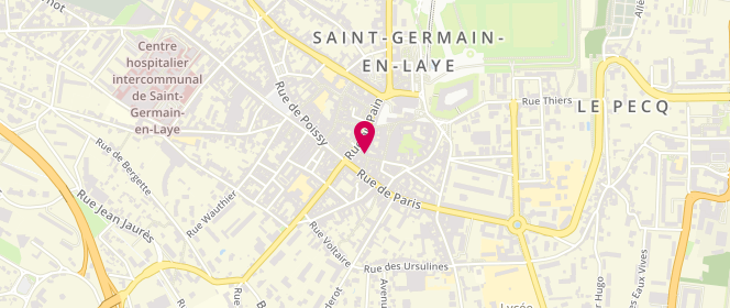 Plan de Les Piplettes, 3 Rue des Coches, 78100 Saint-Germain-en-Laye
