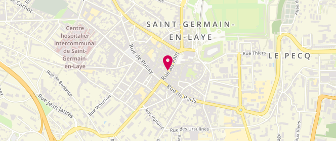 Plan de La Fée Maraboutée, 31 Rue au Pain, 78100 Saint-Germain-en-Laye