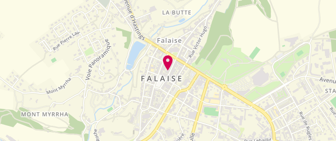 Plan de Laulyne Lingerie, 24 Rue de la Pelleterie, 14700 Falaise