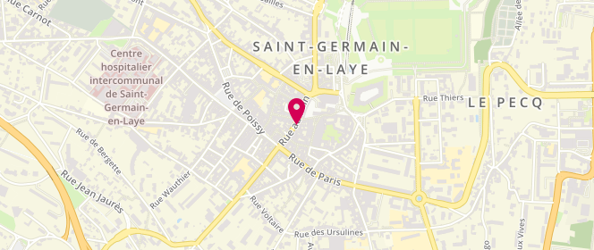 Plan de Claudie Pierlot, 40 Rue au Pain, 78100 Saint-Germain-en-Laye