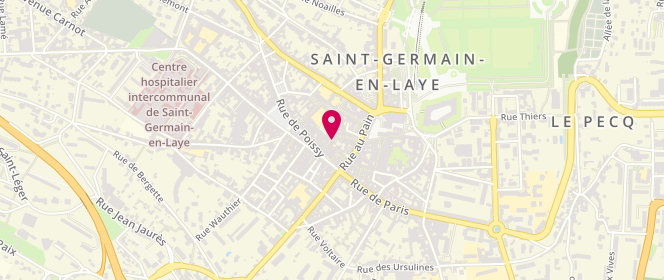 Plan de Les Chants des Oiseaux, 18 Rue des Louviers, 78100 Saint-Germain-en-Laye