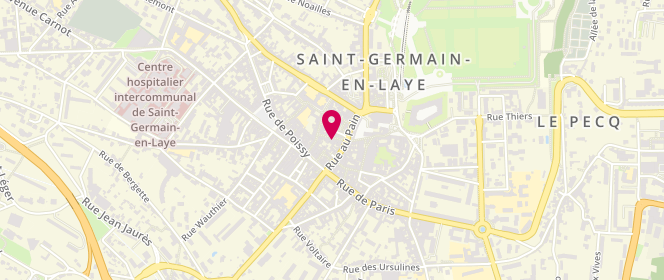Plan de Cyrillus, 3 Rue Collignon, 78100 Saint-Germain-en-Laye