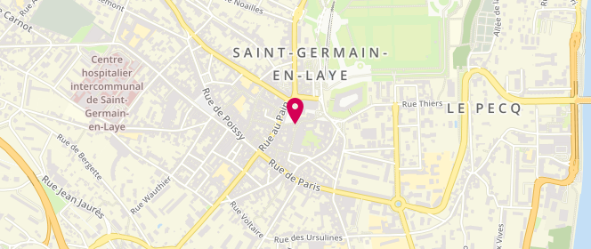 Plan de Gerard Darel, 10 Rue Salle, Ter, 78100 Saint-Germain-en-Laye
