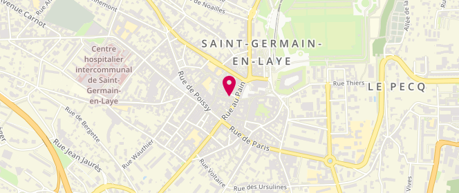 Plan de Sandro, 6 Rue Collignon, 78100 Saint-Germain-en-Laye