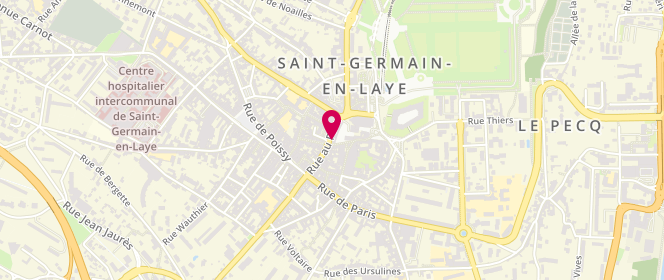 Plan de Armand Thiery Femme, 50 Rue au Pain, 78100 Saint-Germain-en-Laye