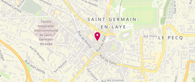 Plan de Maje, 10 Rue Collignon, 78100 Saint-Germain-en-Laye