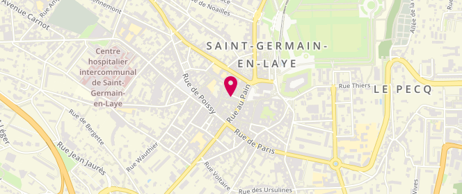 Plan de Boutique Curling Hommes - Saint-Germain-en-Laye, 8 Rue Collignon, 78100 Saint-Germain-en-Laye