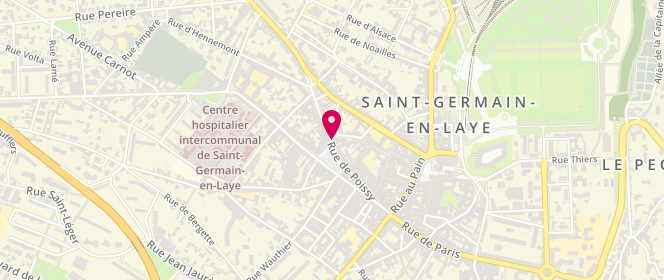 Plan de Camaieu, Rue Poissy, 78100 Saint-Germain-en-Laye
