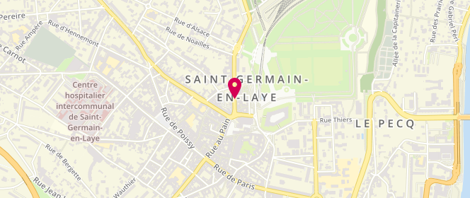 Plan de Orkidee Couture, 12 Rue de Pontoise, 78100 Saint-Germain-en-Laye