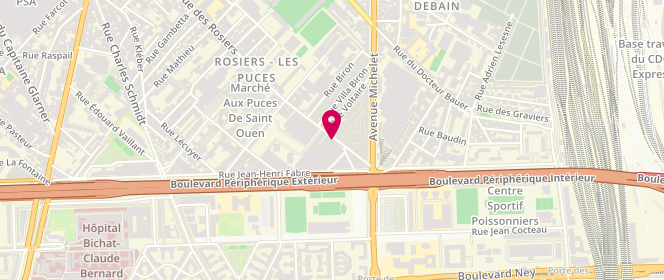 Plan de Falbalas, 1, Marché Dauphine
140 Rue des Rosiers, 93400 Saint-Ouen-sur-Seine