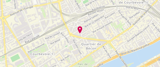 Plan de Jetijo, 39 avenue Pasteur, 92400 Courbevoie
