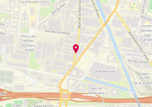 Plan de Lili Mode, 61 A 63
61 Rue de la Haie Coq, 93300 Aubervilliers
