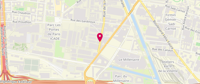 Plan de Vivochic, 67 Rue Haie Coq, 93300 Aubervilliers