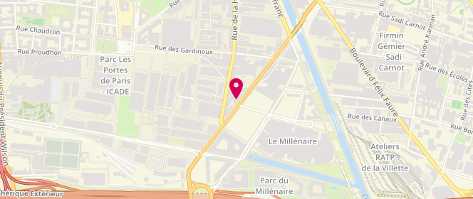 Plan de Lysande, 69 avenue Victor Hugo, 93300 Aubervilliers