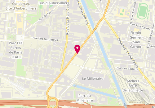 Plan de Pink Boom, 70 Avenue Victor Hugo, 93300 Aubervilliers
