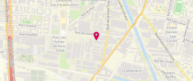 Plan de Big Liuli, 45 Avenue Victor Hugo
70 Rue de la Haie Coq, 93300 Aubervilliers