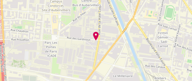 Plan de I'mod, 11 Rue des Gardinoux, 93300 Aubervilliers