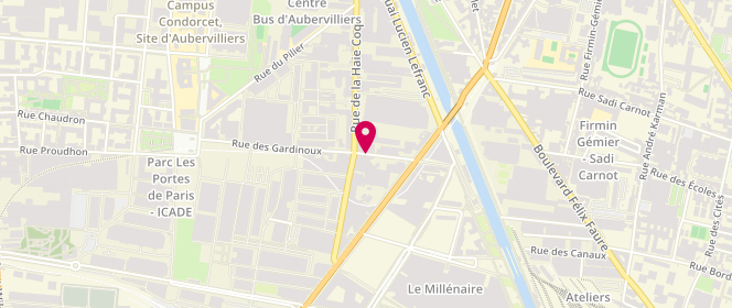 Plan de City Boy, 5-7 Rue des Gardinoux, 93300 Aubervilliers