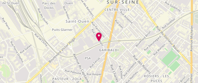 Plan de Eric Bompard SA, 22 Rue Louis Blanc, 93400 Saint Ouen
