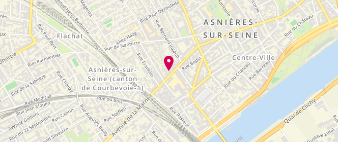 Plan de Azram Griffe, 59 avenue de la Marne, 92600 Asnières-sur-Seine