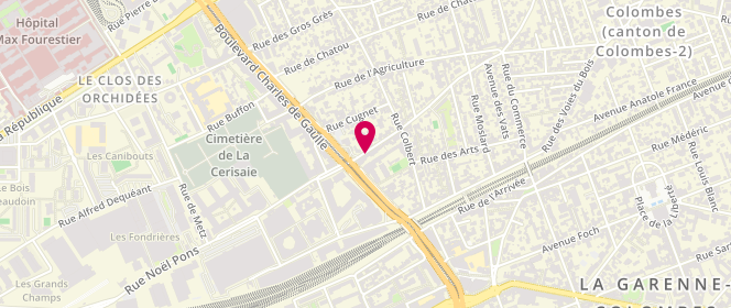Plan de Ouiplay, 301 Rue d'Estienne d'Orves, 92700 Colombes