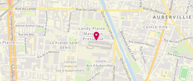 Plan de Ashley, 8 Rue de la Haie Coq, 93300 Aubervilliers